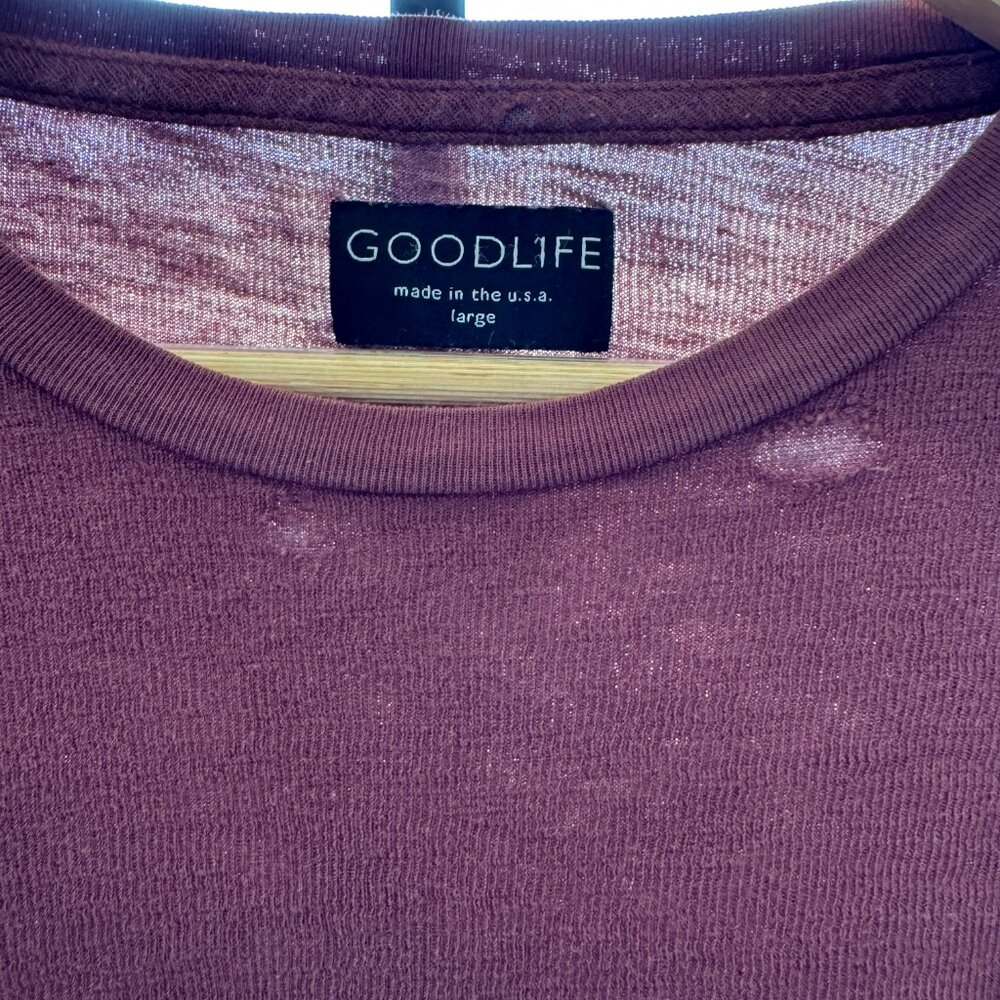 AWESOME Distressed GOODLIFE Long Sleeve